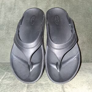 Athletic Works Black Women's Extra Thick Comfort Flip Flop Sandals